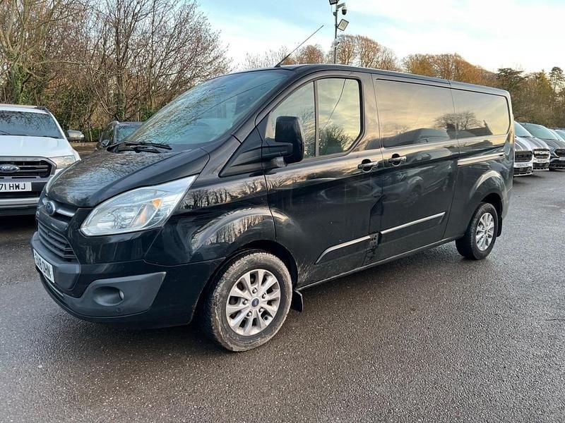 Black Used 2018 Ford Transit Custom Limited Van | £11,500 (Good price) - Image 1/4