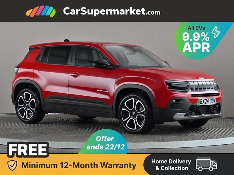 Red Used 2024 Jeep Avenger Summit SUV | £17,497 (Good price) - Image 1/3