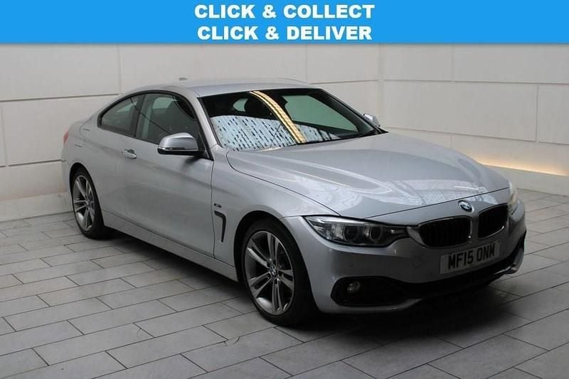 Silver Used 2015 BMW 420 Sport Line Coupe | £8,900 (Fair price) - Image 1/3