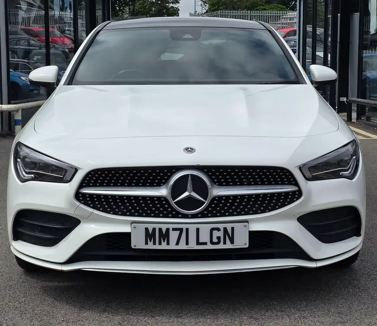 Used Mercedes CLA250e AMG Line Premium Plus 218 HP (160 kW) 2022 White Coupe