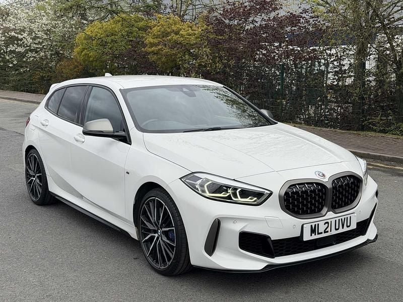Used BMW M135 M Sport 306 HP (225 kW) 2021 White Hatchback