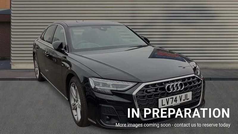 Black Used 2024 Audi A8 S-Line Sedan | £57,695 (Fair price) - Image 1/4