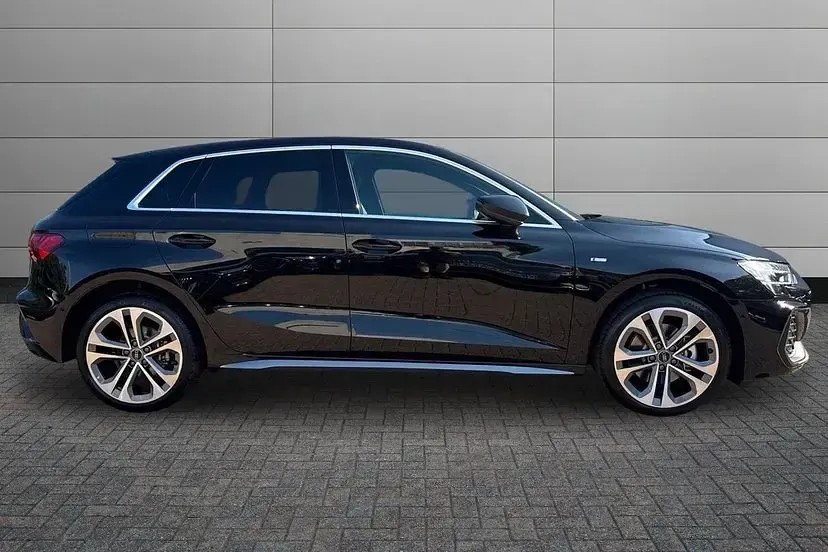 New Audi A3 Sportback S-Line 201 HP (147 kW) 2026 Mythos black Hatchback