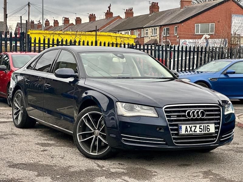 Used Audi A8 2010 Blue Sedan
