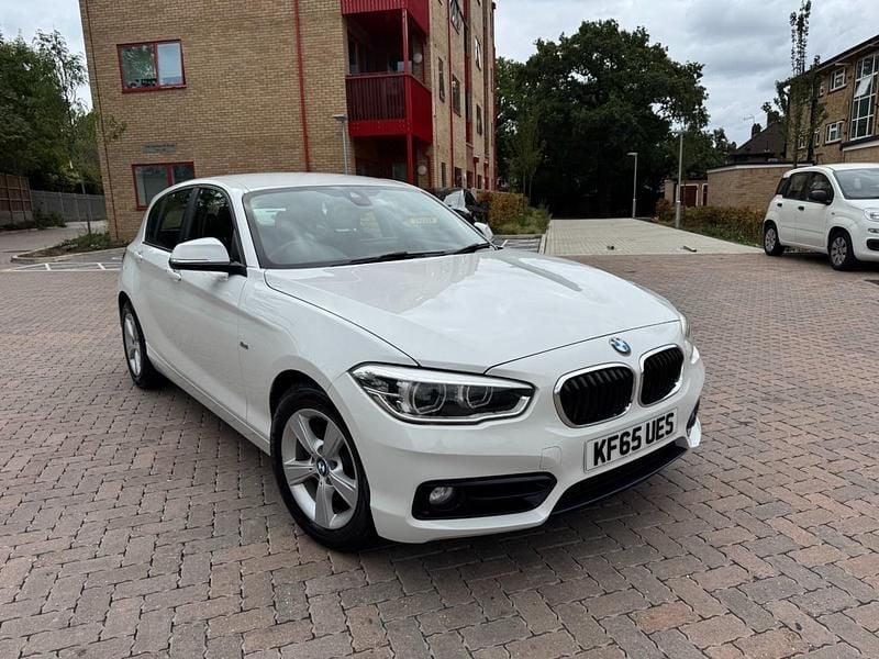 Used BMW 118 Sport Line 135 HP (99 kW) 2015 White Hatchback