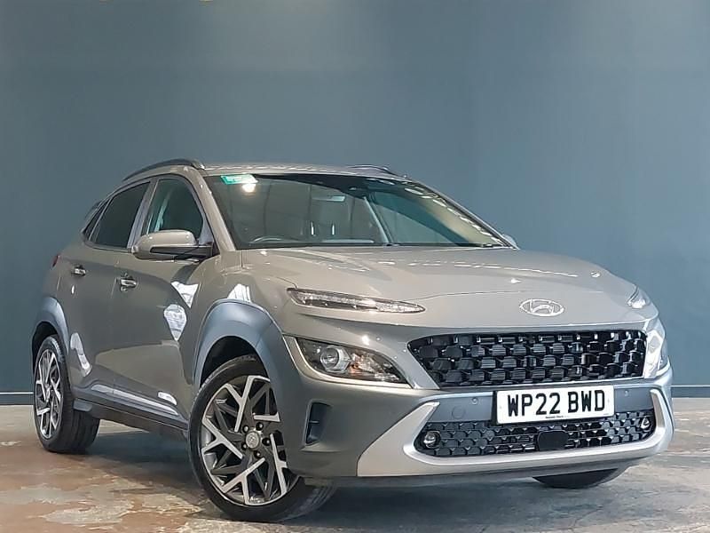 Grey Used 2022 Hyundai Kona Premium SUV | £16,498 (A bit pricey) - Image 1/4