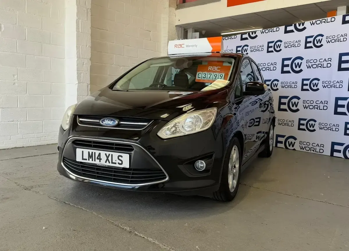Used Ford C-MAX Zetec 125 HP (91 kW) 2014 Black MPV