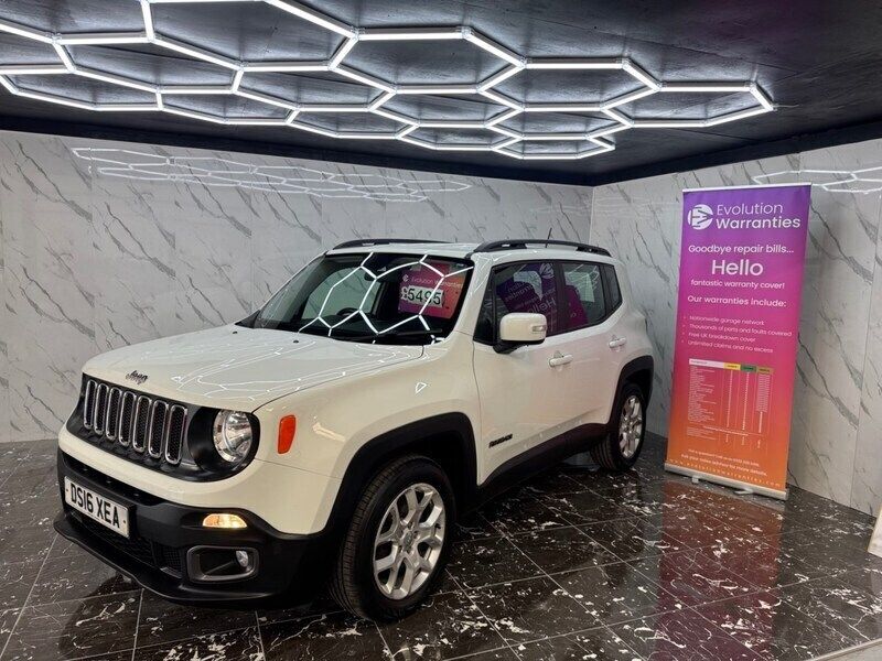 White Used 2016 Jeep Renegade Longitude SUV | £5,495 (Super price) - Image 1/4