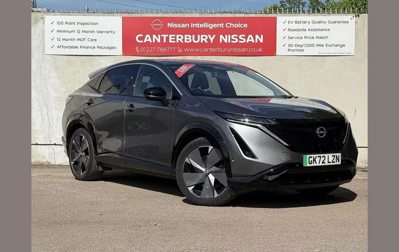 Grey Used 2022 Nissan Ariya Evolve SUV | £28,000 (Good price) - Image 1/4