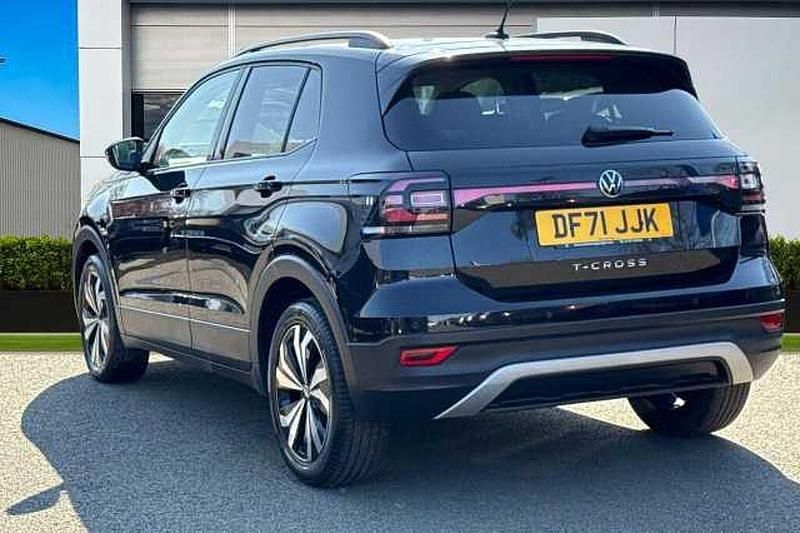 Used VW T-Cross Black Edition 110 HP (80 kW) 2022 Black SUV