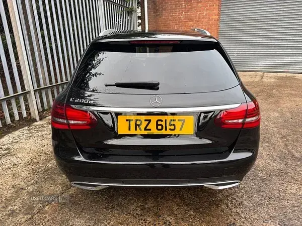 Used Mercedes C200 2019 Black Estate