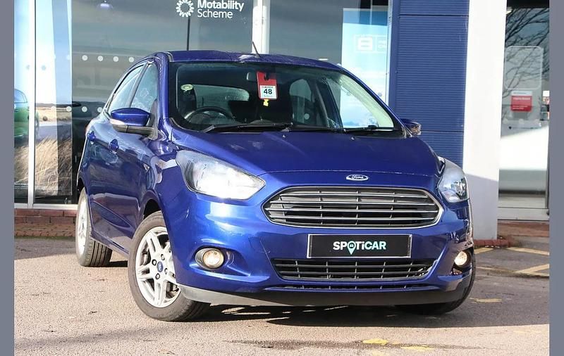 Used Ford Ka Plus Zetec 84 HP (61 kW) 2016 Blue Hatchback