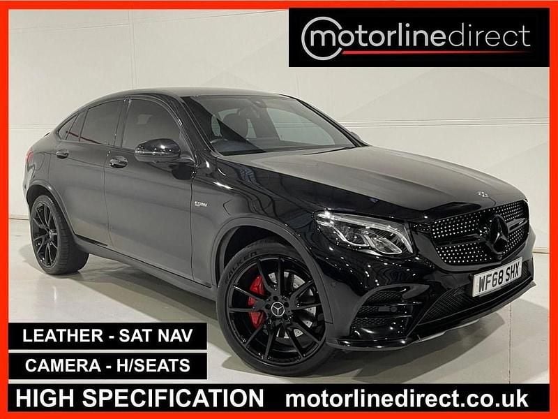 Used Mercedes GLC43 AMG AMG 367 HP (269 kW) 2018 Black Coupe