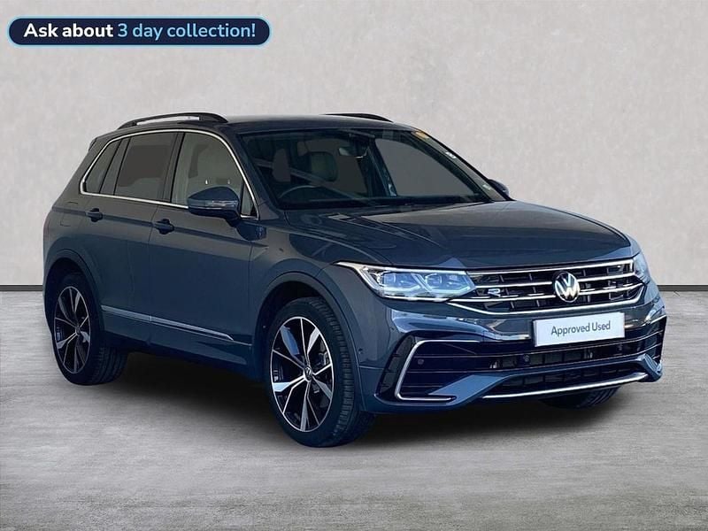 Grey Used 2023 VW Tiguan R-line SUV | £28,422 (Good price) - Image 1/4