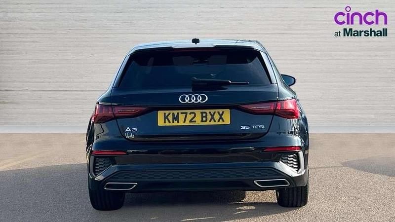 Used Audi A3 S-Line 150 HP (110 kW) 2022 Black Sedan