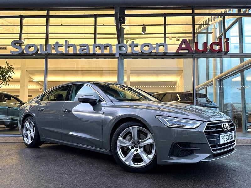 Grey Used 2023 Audi A7 Sportback Sport Hatchback | £32,990 (Good price) - Image 1/4
