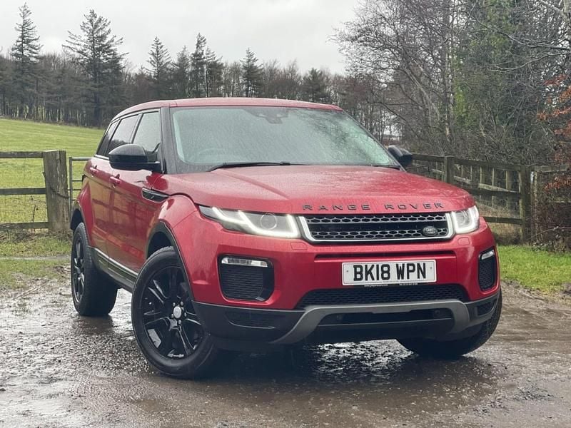 Red Used 2018 Land Rover Range Rover evoque SE Estate | £10,995 (Super price) - Image 1/4