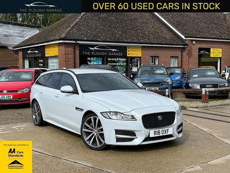 White Used 2019 Jaguar XF Sportbrake R-Sport Estate | £17,495 (Fair price) - Image 1/4