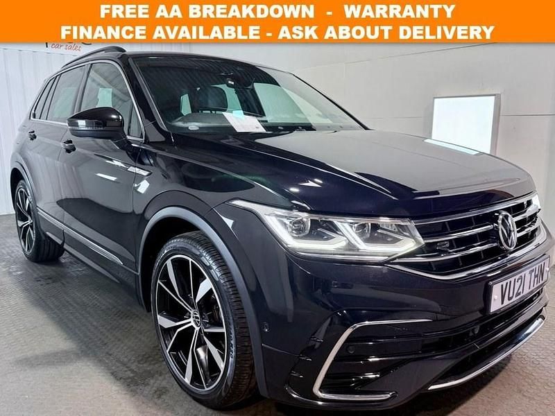 Used VW Tiguan R-line 150 HP (110 kW) 2021 Black SUV