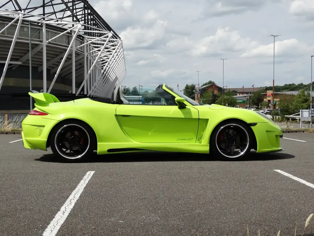 Used Porsche Boxster 2003 Green Cabriolet