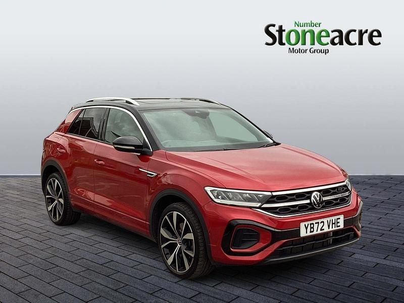 Red Used 2022 VW T-Roc R-line SUV | £22,495 (Fair price) - Image 1/4