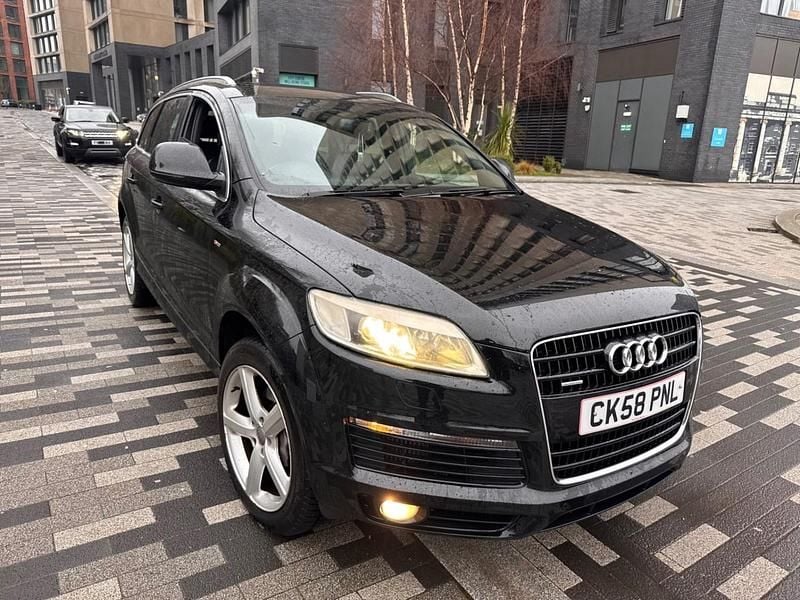 Black Used 2008 Audi Q7 S-Line SUV | £3,995 (Fair price) - Image 1/4