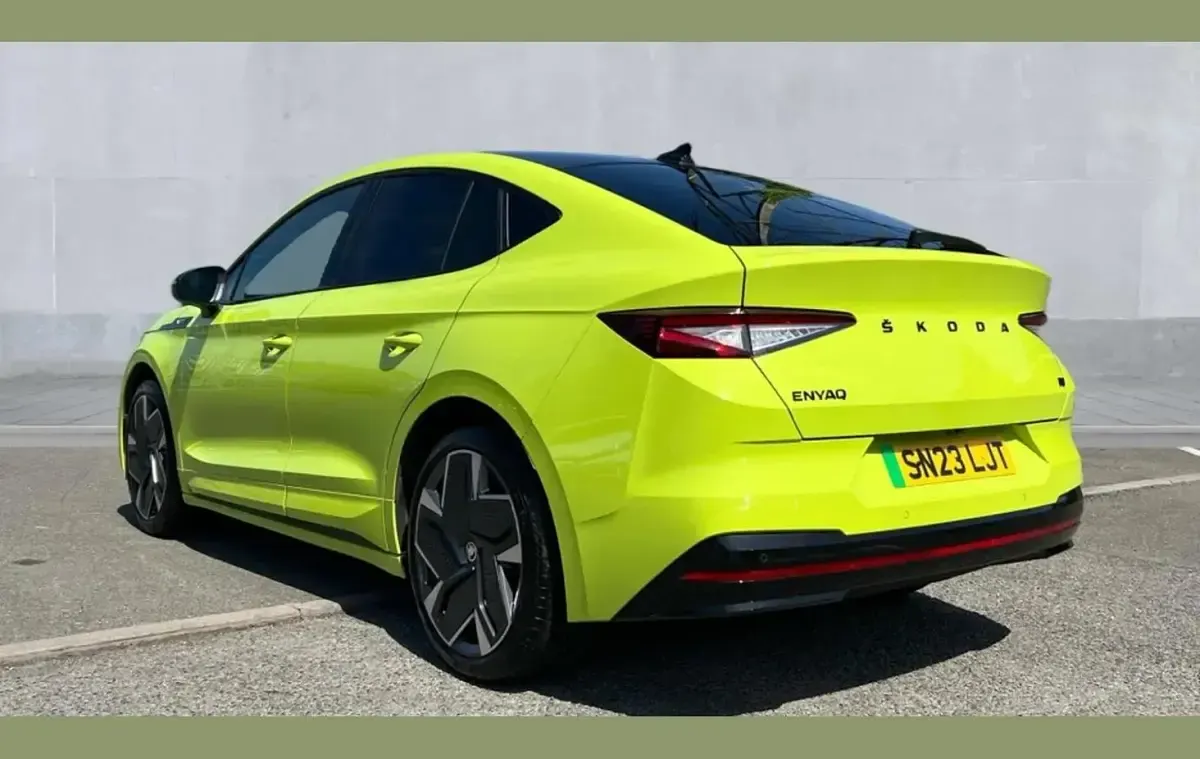 Used Skoda Enyaq iV vRS 219 kW (299 HP) 2023 Hyper green SUV