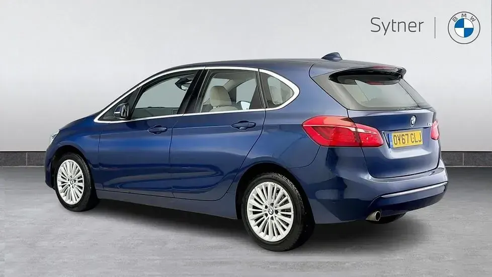 Used BMW 218 Active Tourer Luxury Line 134 HP (98 kW) 2017 Blue MPV