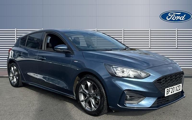 Blue Used 2020 Ford Focus ST-Line Hatchback | £13,000 (Fair price) - Image 1/4