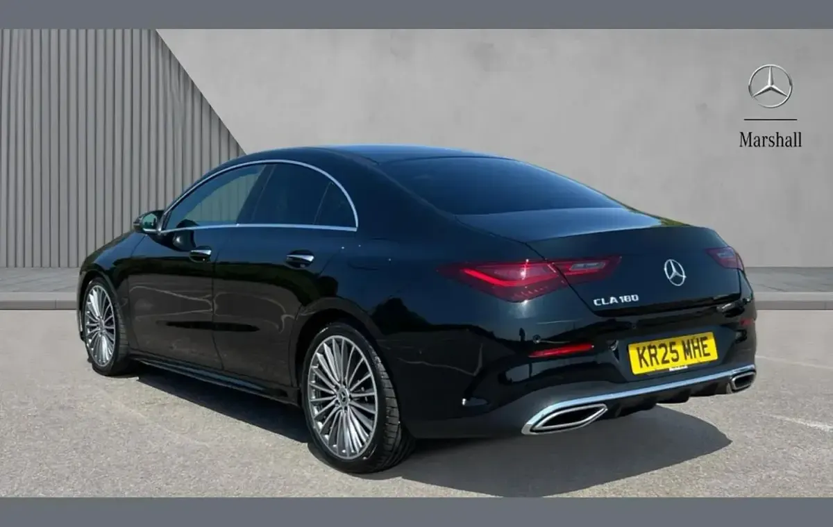 Used Mercedes CLA180 AMG Line Premium 134 HP (98 kW) 2025 Black Coupe