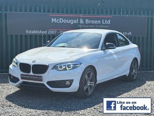 White Used 2018 BMW 218 Sport Line Coupe | £10,950 (Fair price) - Image 1/1