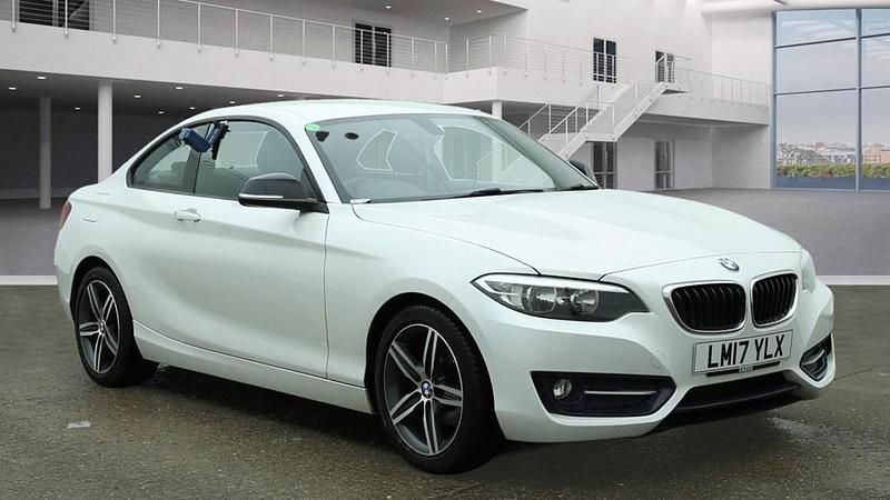 White Used 2017 BMW 218 Sport Line Coupe | £7,988 (Good price) - Image 1/4