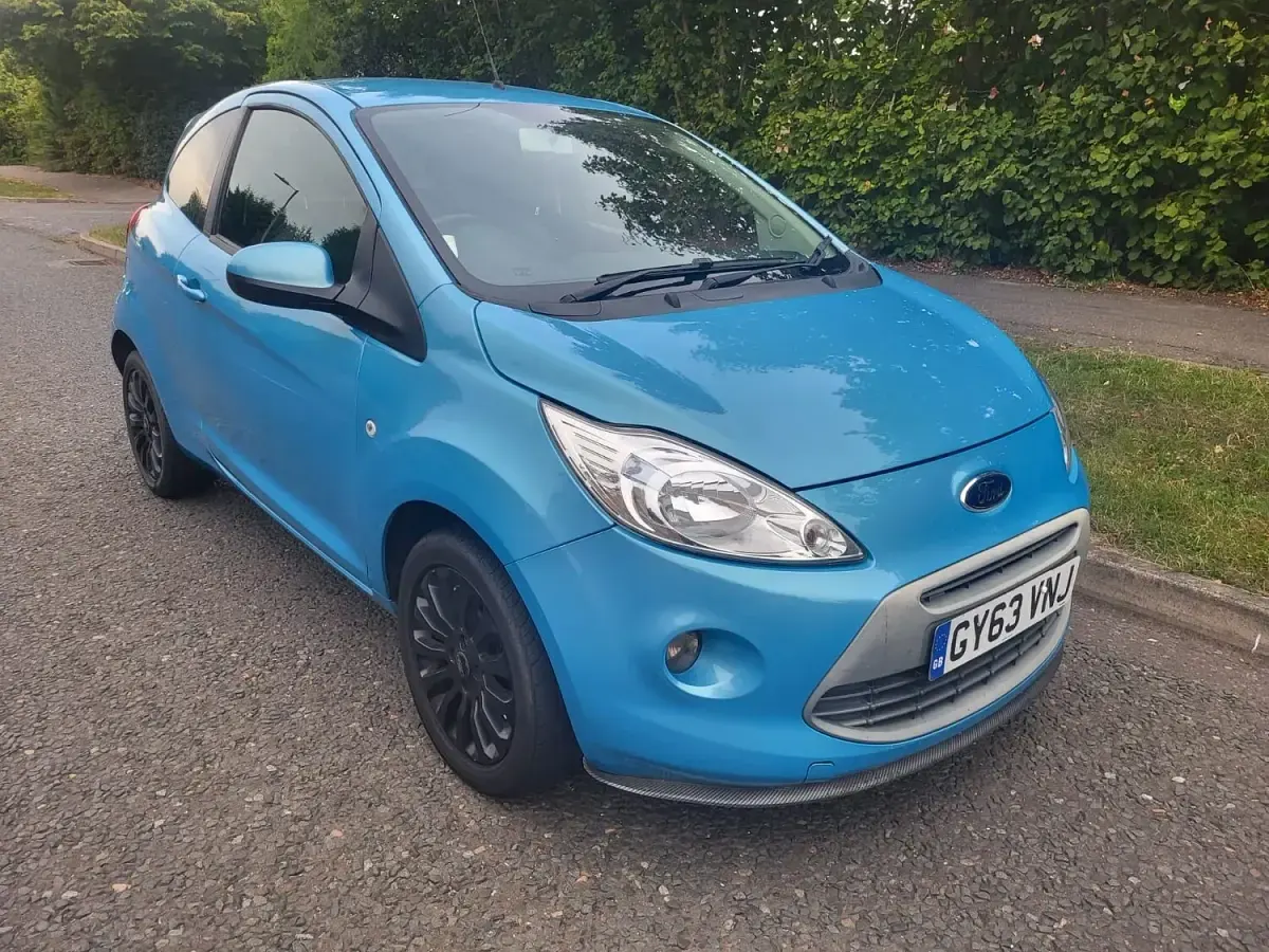 Used Ford Ka Zetec 69 HP (50 kW) 2014 Blue Hatchback