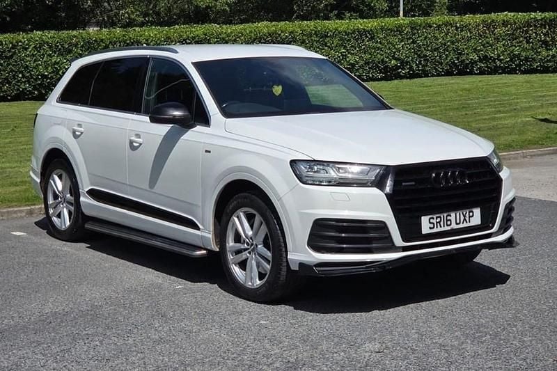 White Used 2016 Audi Q7 S-Line SUV | £18,745 (Fair price) - Image 1/1