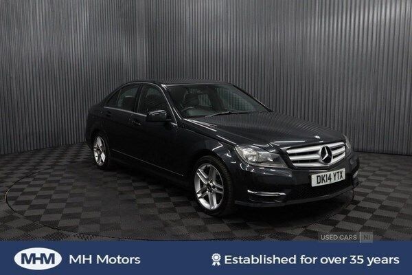Black Used 2014 Mercedes C220 AMG Sedan | £6,995 (Fair price) - Image 1/4
