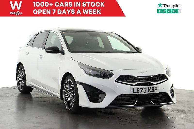 White Used 2023 Kia Ceed GT-Line S Hatchback | £20,499 (A bit pricey) - Image 1/4