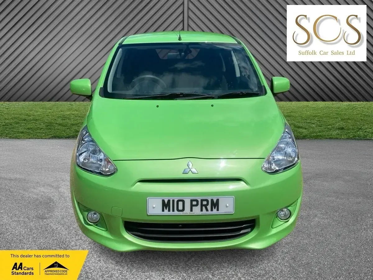 Used Mitsubishi Mirage 2014 Green Hatchback