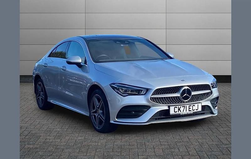 Used Mercedes CLA250e AMG Line Premium Plus 214 HP (157 kW) 2021 Silver Sedan