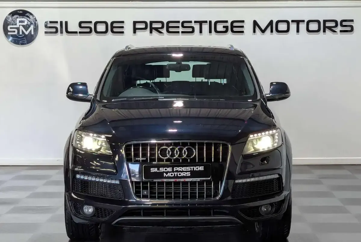 Begagnad Audi Q7 S-Line 2010 Blå SUV