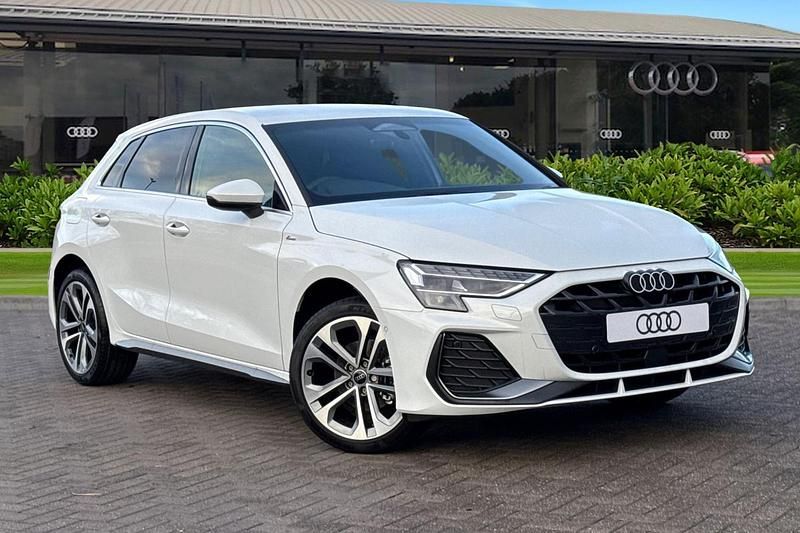 White New 2025 Audi A3 S-Line Hatchback | £30,560 (Good price) - Image 1/4
