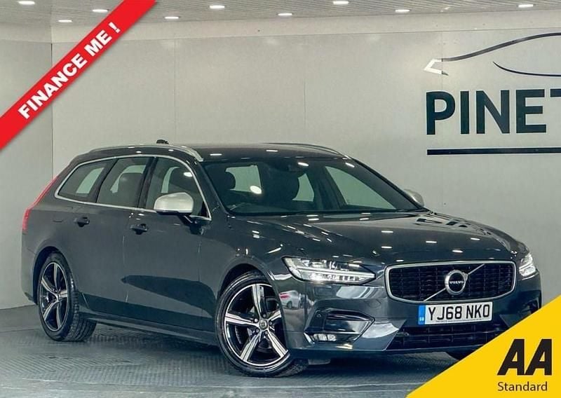 Grey Used 2018 Volvo V90 R-Design Estate | £16,799 (Fair price) - Image 1/3