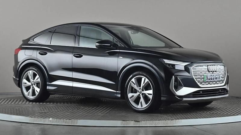 Used Audi Q4 e-tron S-Line 150 kW (204 HP) 2023 Black SUV