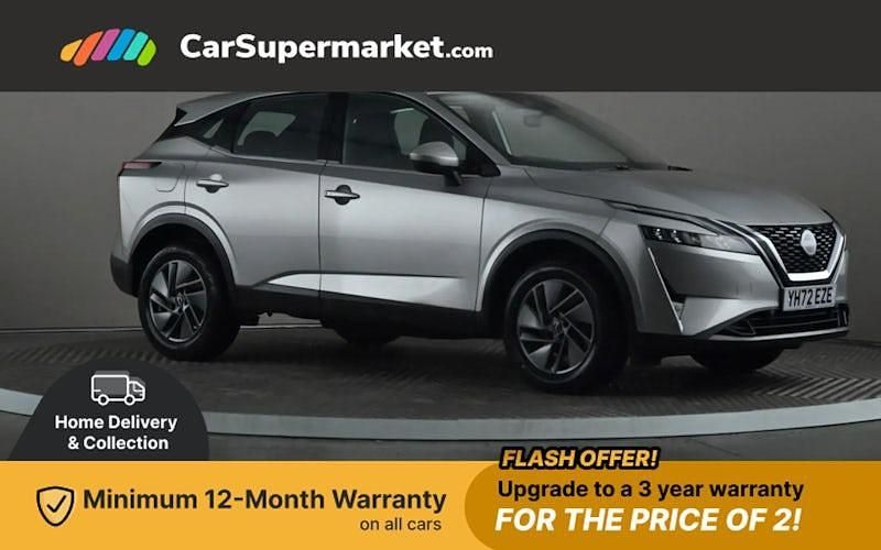 Silver Used 2022 Nissan Qashqai Acenta Premium SUV | £14,197 (Good price) - Image 1/3