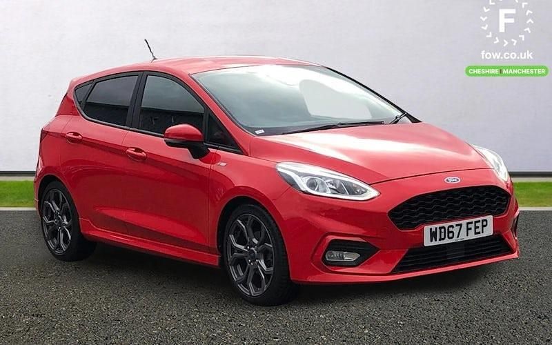 Used Ford Fiesta ST-Line X 101 HP (74 kW) 2018 Red Hatchback