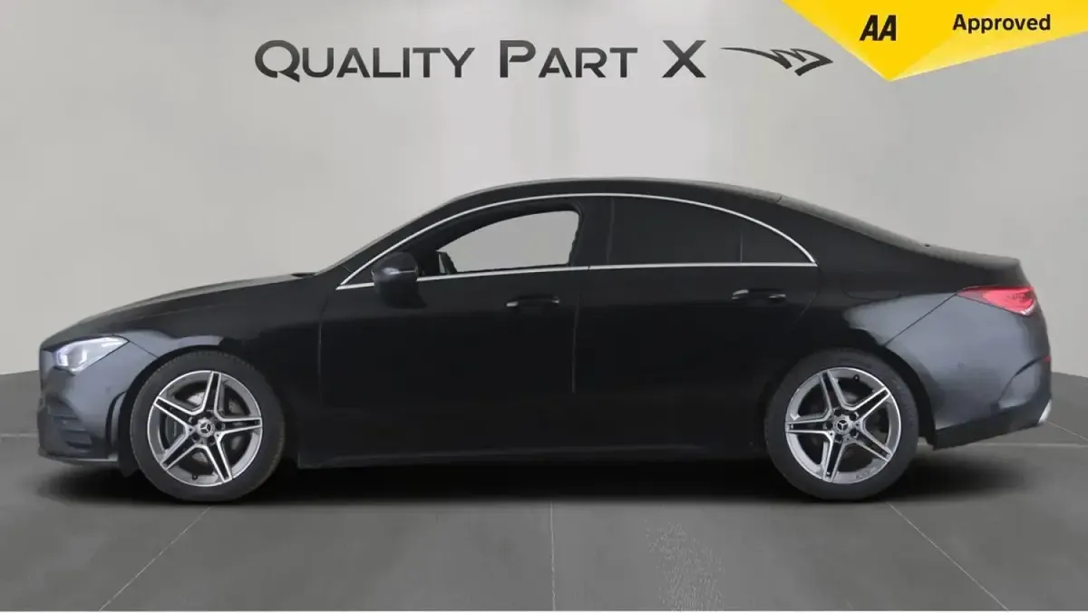 Used Mercedes CLA200 AMG line 2021 Black Coupe
