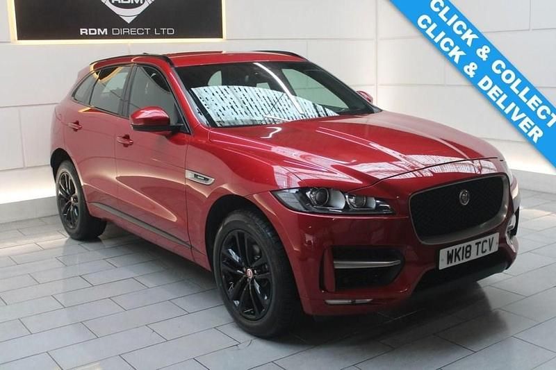 Used Jaguar F-Pace R-Sport 180 HP (132 kW) 2018 Red SUV