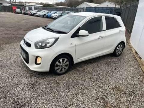 Used Kia Picanto 65 HP (47 kW) 2015 White Hatchback