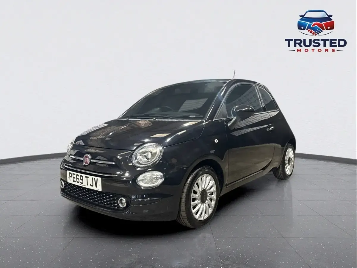 Used Fiat 500 Lounge 69 HP (50 kW) 2019 Black Hatchback