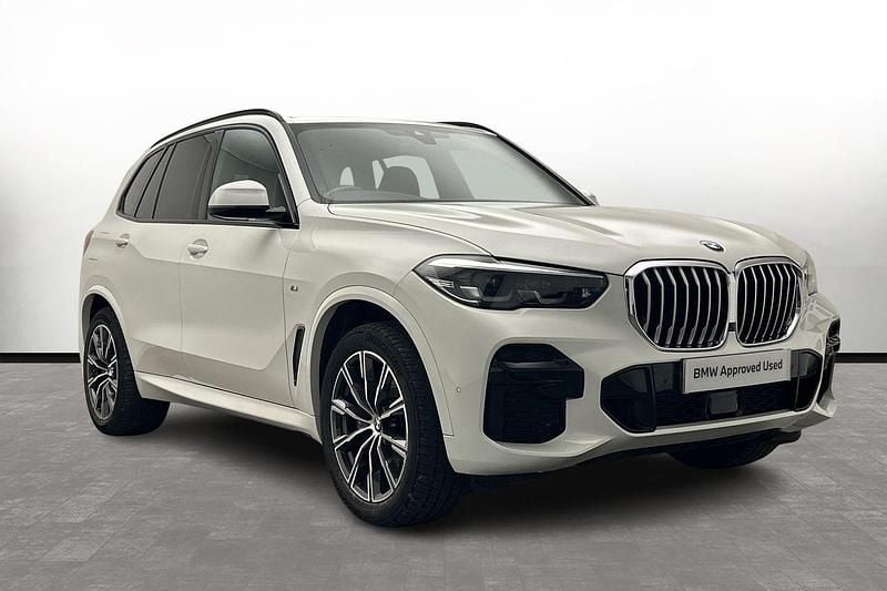 White Used 2022 BMW X5 M Sport SUV | £43,500 (Super price) - Image 1/3