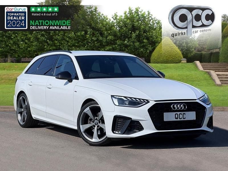 Ibis white Used 2021 Audi A4 Black Edition Estate | £24,950 (Fair price) - Image 1/4